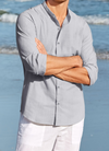 Männershirti für lässigi strandoutfits – stylisch mit lange ärmel für entspannti anlässe