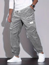 Männers corduroy cargo jogger - stylisch und funktional mit vielen taschen