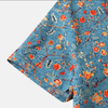 Kurzärmliges blumenhemd - angesagtes freizeitshirt für männer