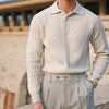 Männers longsleeve polo shirt – chic für freizeit und business – hochwertiges strickmaterial für besondere anlässe