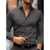 Herren tailored fit hemd - stilvolle langärmelige bürokleidung für die arbeit und besondere anlässe