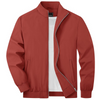 Leichtgewichtige herren bomberjacke - schicker zip-up freizeit-look