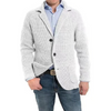Männers strickjacke - texturierte langarm-strickkleidung für den alltag