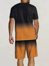 2-teiliger männer t-shirt und shorts-chic - atmungsaktive outdoor-bekleidung für lässige tage