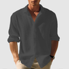 Leichtes button-down-hemd für männer - vielseitiges langarmshirt für freizeit und büro