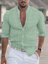 Feiner herren kurzarmhemd mit button-down-kragen