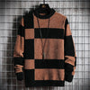 Männersweater mit streifen - gemütlicher langarm-jumper für freizeit