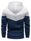 Herren hoodie mit blockfarbe - stylisch und lässig