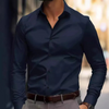 Herren tailored fit hemd - stilvolle langärmelige bürokleidung für die arbeit und besondere anlässe