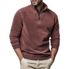 Männer fleece-pullover mit vintage design - vielseitig und stylish