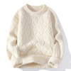 Männers strickpullover im klassischen kabelstrick - zeitloser, warmer pullover für deinen alltag