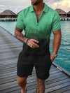 Männli trendy zweiteiler für en lässige summer-look