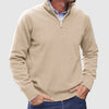 Halb-zip cashmere pullover - raffinierte herren strickware
