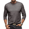 Männer langarm-shirt - klassisches rundhals oberteil für jeden tag - feines material, stylische passform für alle saisons