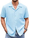 Männershirt mit kurzen ärmeln - leichtes outfit für lässige sommertage