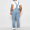 Herren lässige jeans-overalls - vielseitiger, lockerer jumpsuit für den alltag