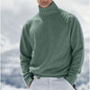 Männer pulli aus luxuriösem wollmix mit hohem kragen – lässig und outdoor geeignet für kühle tage