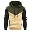 Hoodie für männer - moderner farbblock-pullover für lässige anlässe mit fronttasche