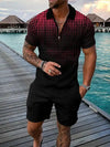 Männli trendy zweiteiler für en lässige summer-look