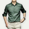 Knitterfreie männerhemd - stilvolle smart-casual bekleidung
