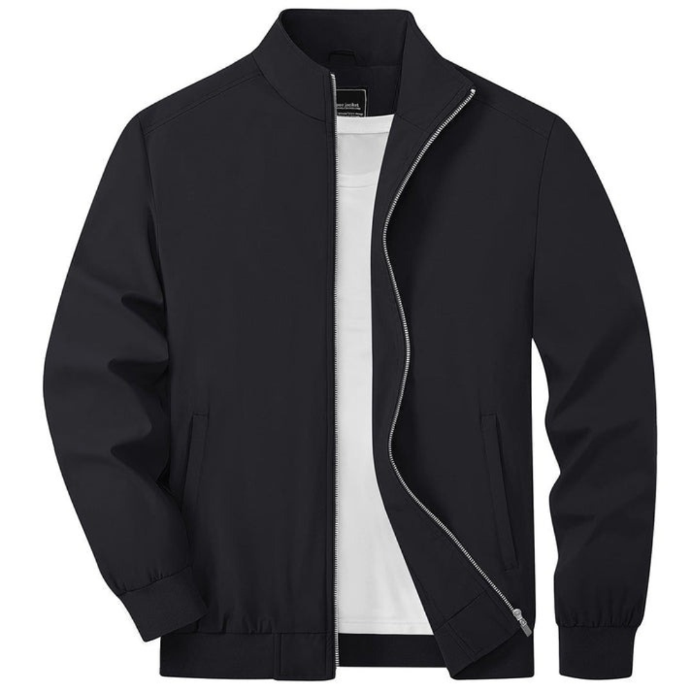 Leichte Herren Bomberjacke – Schicker Freizeit Zip-Up