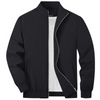 Leichtgewichtige herren bomberjacke - schicker zip-up freizeit-look