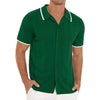 Männers polo-shirt mit modernem ripp-design – lässige büro-bekleidung