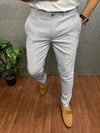 Präzis geschnittene slim fit-hosen - elegante herrenformalenhosen