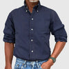 Langarm klassiker hemd - lässiges button-down hemd für männer