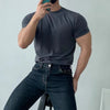 Fitted t-shirt - männer schnell-trocknendes tailliertes oberteil