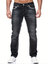Slim-fit denim jeans - trendy herren freizeit-hosen