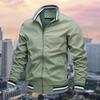 Männers leichte zip-jacke für den freizeitlook - vielseitige und stylische layering-jacke für alle anlässe