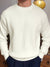Rippstrick crew-neck pullover - stilvolles herrenstrick