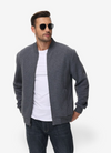 Männer zip-up bomberjacke für den alltag - stylisches, weiches material mit praktischen taschen