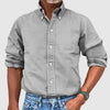Langarm klassiker hemd - lässiges button-down hemd für männer