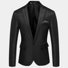 Eleganter schwarzer blazer - massgeschneiderte herrenjacke für formelle anlässe