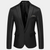 Eleganter schwarzer blazer - massgeschneiderte herrenjacke für formelle anlässe