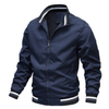 Männersport jacke mit reissverschluss - klassischer stil für aktive lebensstile