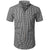 Herren kurzarm karohemd aus leichter baumwolle - lässiger alltagslook, gingham-muster