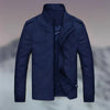Männer leichtgewichtig outdoor-jacke - stylisches zip-design für den alltag