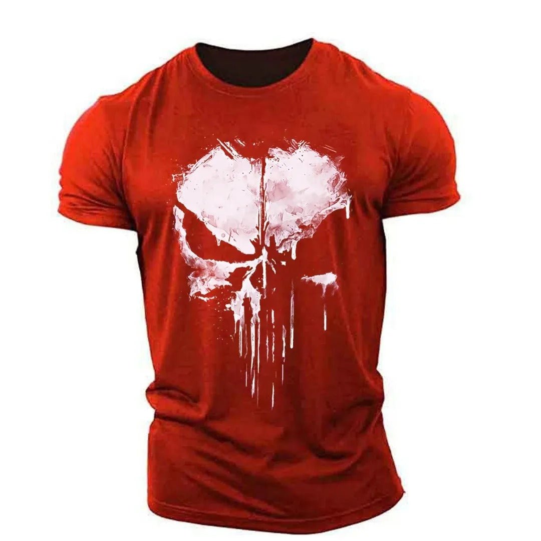 Männer T-Shirt Totenkopf – Trendiges Shirt für Anlässe