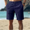 Männligi leinen shorts - luftig für warmi täg, vielseitigi strandmode