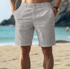 Männligi leinen shorts - luftig für warmi täg, vielseitigi strandmode