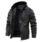 Alpha black jacke – robuste eleganz und modernes design