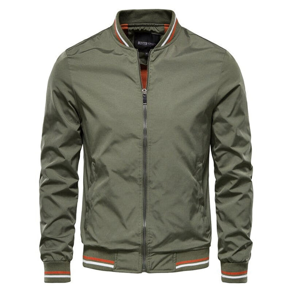Männers bomberjacke - leichte zip-jacke für jeden tag