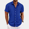 Männershirt mit kurzen ärmeln - elegant und vielseitig für den alltag