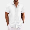 Männershirt mit kurzen ärmeln - elegant und vielseitig für den alltag