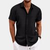 Männershirt mit kurzen ärmeln - elegant und vielseitig für den alltag