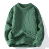 Strickpullover für männer - vintage stil mit strukturiertem design