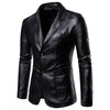 Männer lederblazer - massgeschneiderte jacke für den abend, hochwertige qualität, stilvolles design